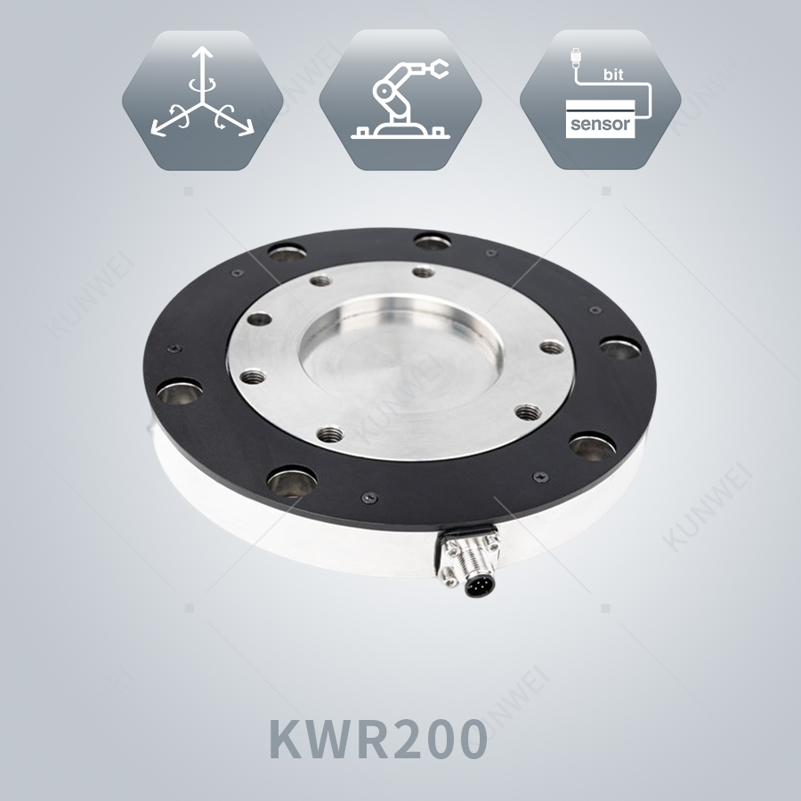 KUNWEI / KWR200 / Alloy Steel Multi Axis Force Torque Sensor for Robot Base