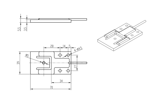 WL-151 Precision Load Cell 15kg Capacity with ±0.1% Accuracy and IP66 Protection 0