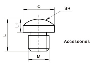 Compression load cell low profile 200kg to 100 ton accessories dimension