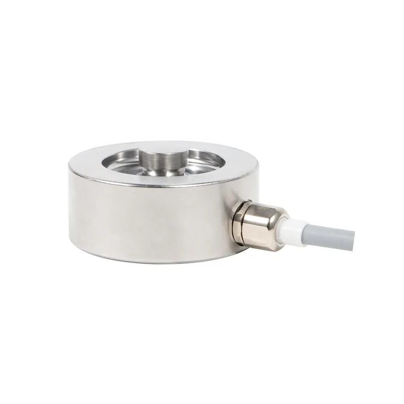 BRANS / P50 KN & 100 KN Capacity Pancake/Canister Load Cell CF-807 For Automation & Robotic Testing Button Pancake Load Cell