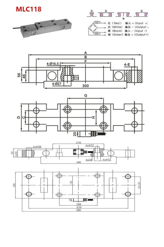 MLC118 steel embody high temperature load cell-MANYYEAR TECHNOLOGY MLC118 steel embody high temperature load cell-MANYYEAR TECHNOLOGY