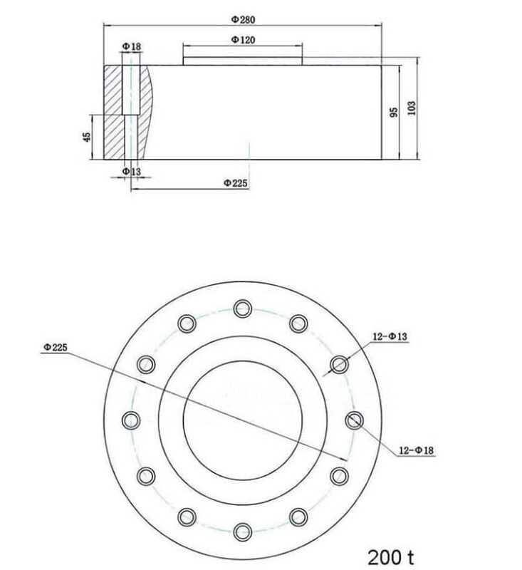 MLC203E dimension drawing 2