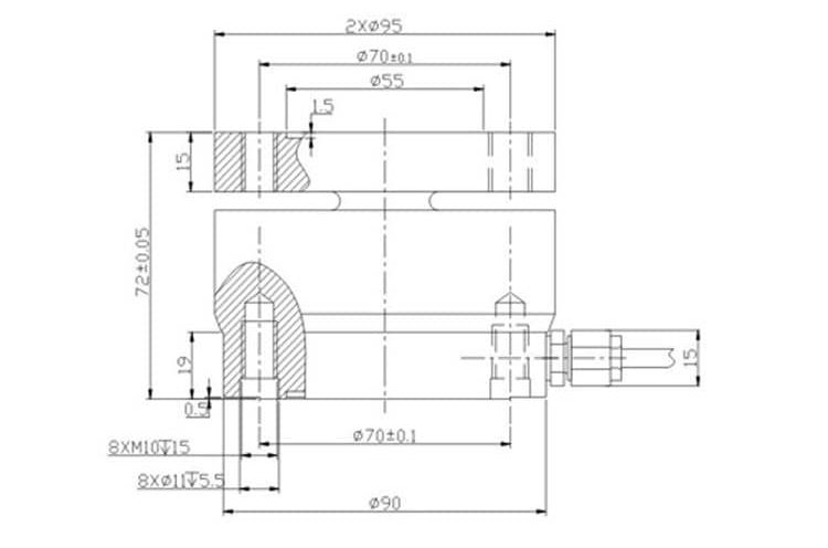 MLC216 Dimension