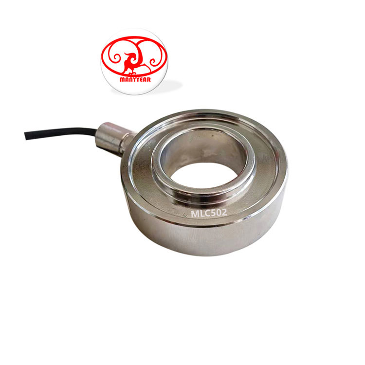 MANYYEAR / MLC502 – Through-shaft gasket type ring load cell 500kg