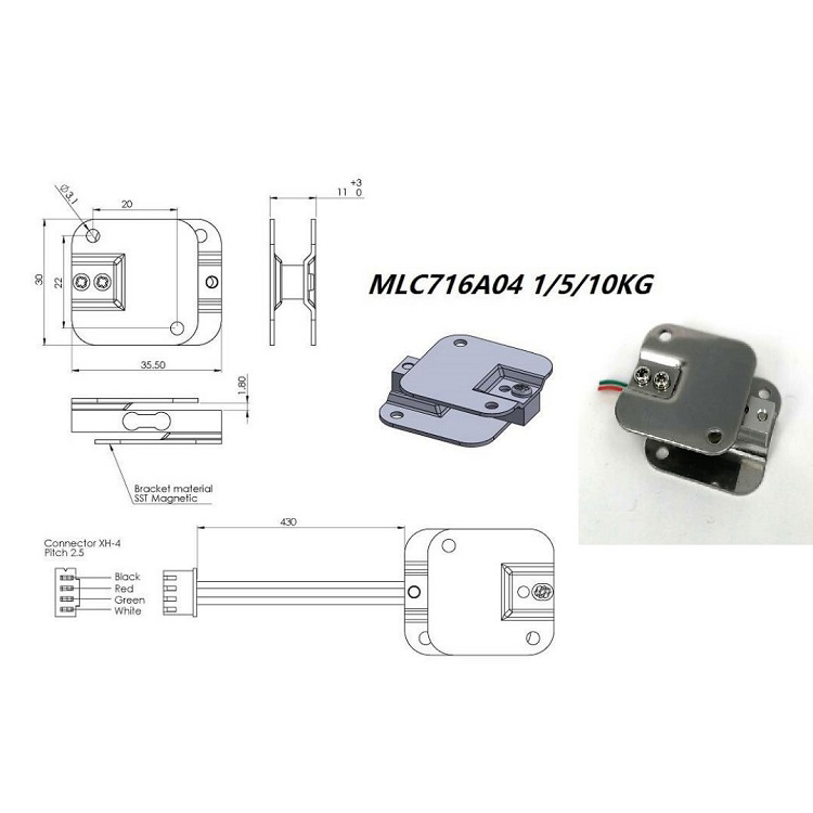 MLC716A04 dimension