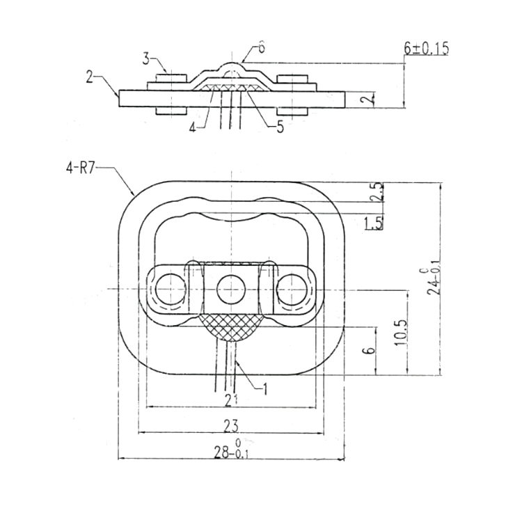 MLC928E dimension