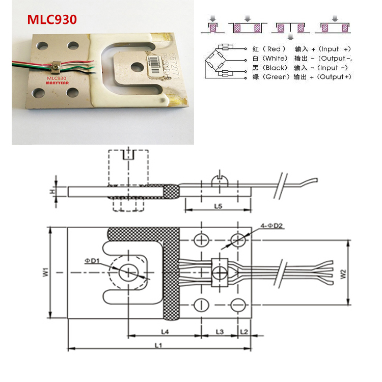 MLC930 dimension