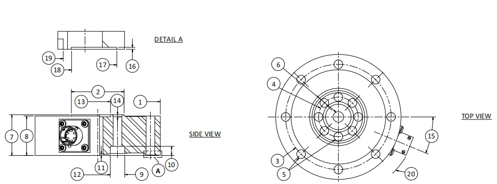 1700 Series Flange Spoke Type