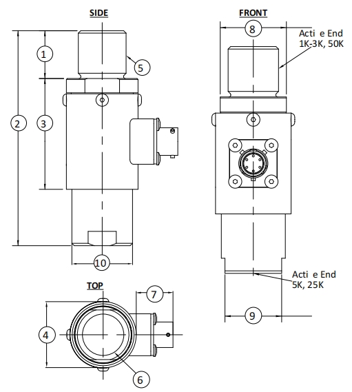 REC Series Large Range Pull Rod