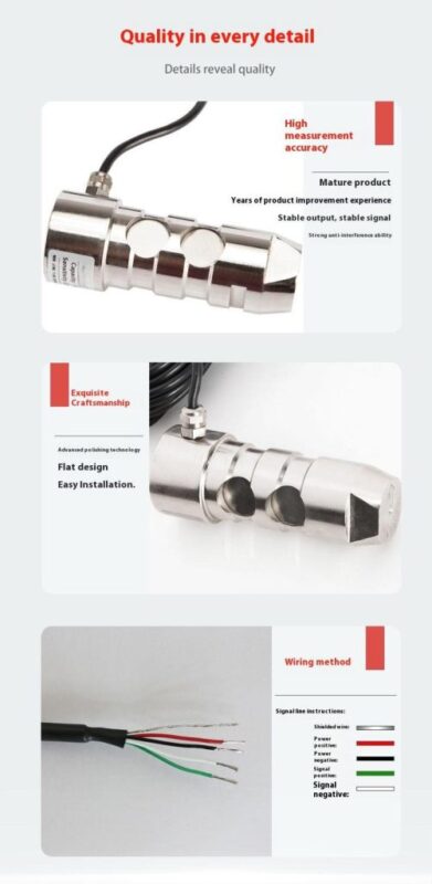 ASP56A shaft pin load cell detail