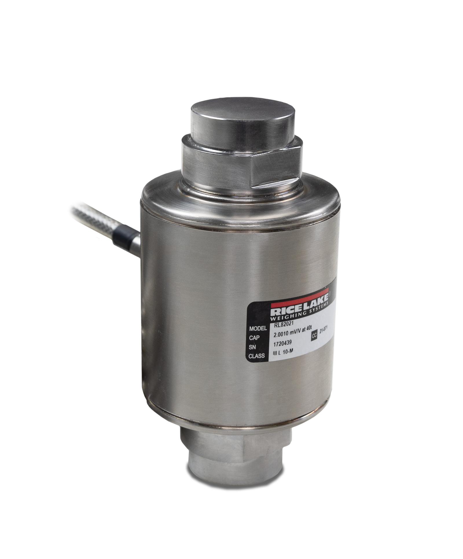 Rice Lake RL82025 Stainless Steel, Rocker Column Load Cell