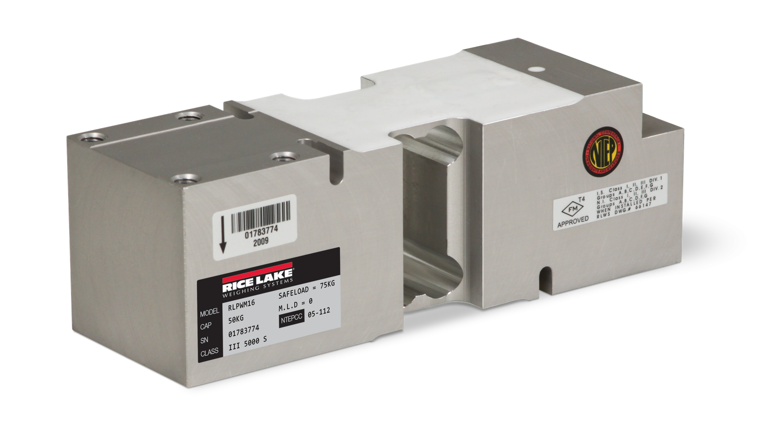 Rice Lake RLPWM16 Aluminum, Single Point Load Cell