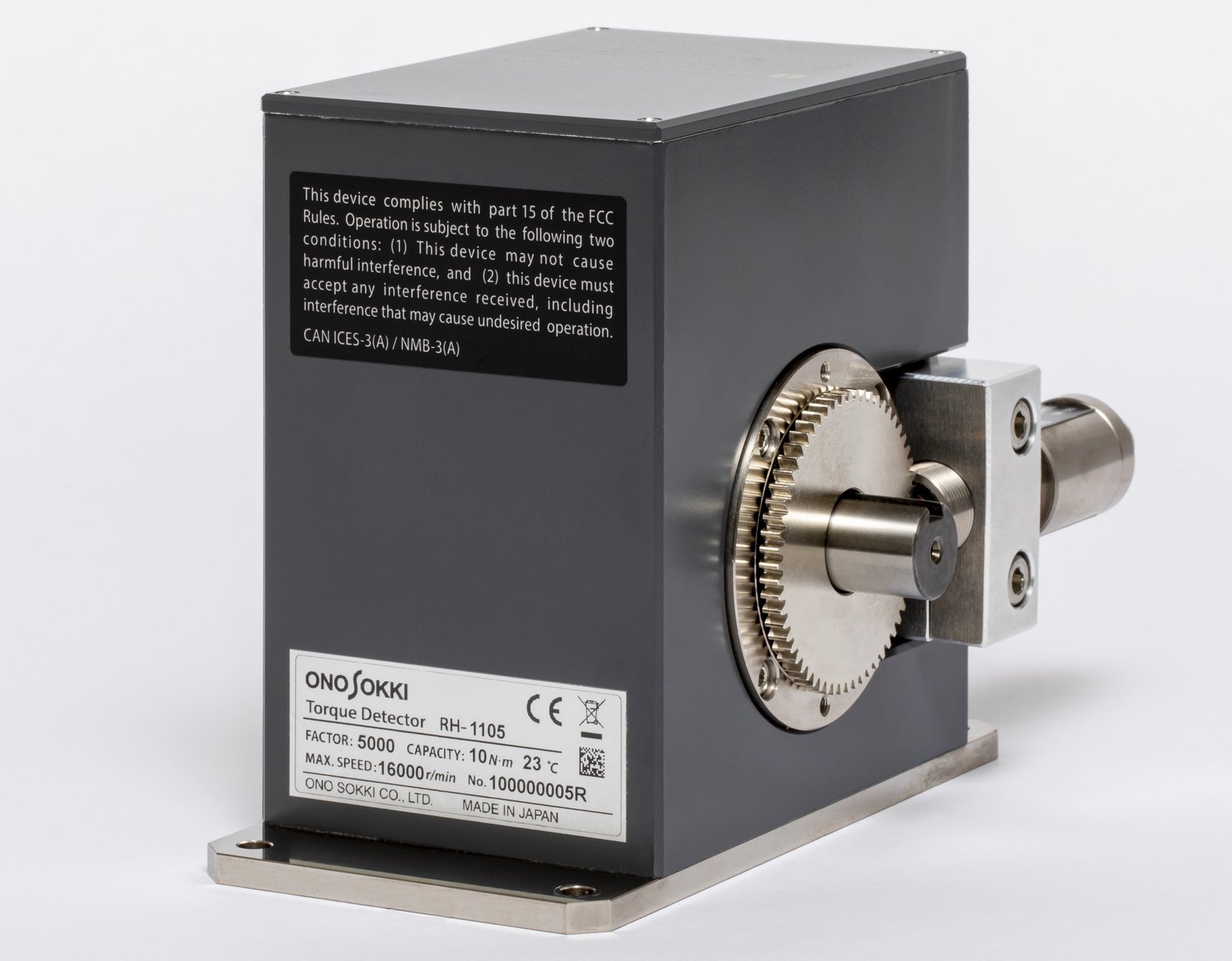 ONOSOKKI / RH-Series Torque Detector (Ultra Compact and Precision / for High Speed Rotation)