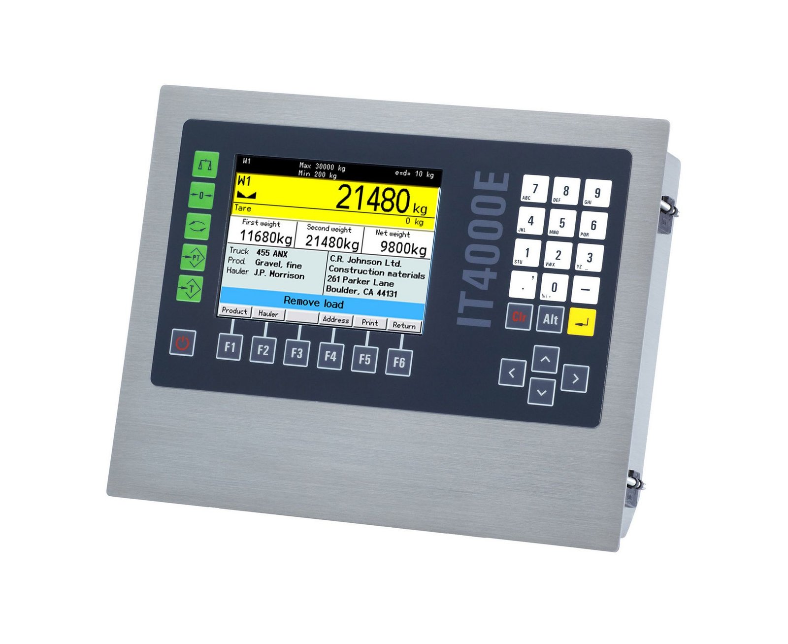 Systec IT4000E series: weight indicators