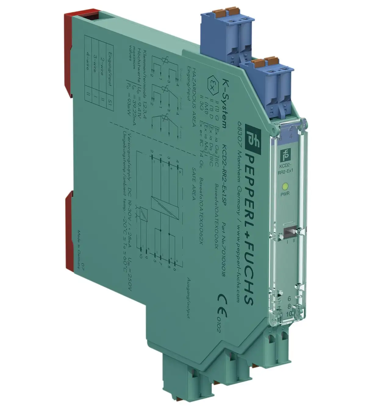 Pepperl+Fuchs KCD2-RR2-Ex1.SP Resistance Repeater