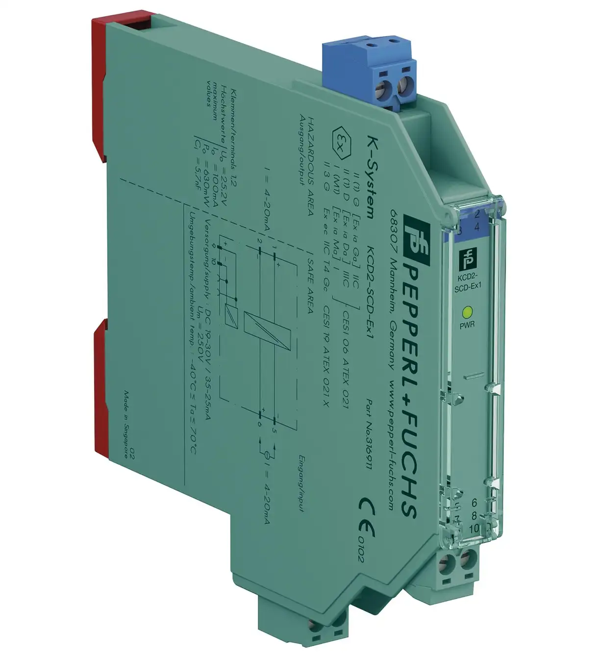 Pepperl+Fuchs KCD2-SCD-Ex1 SMART Current Driver